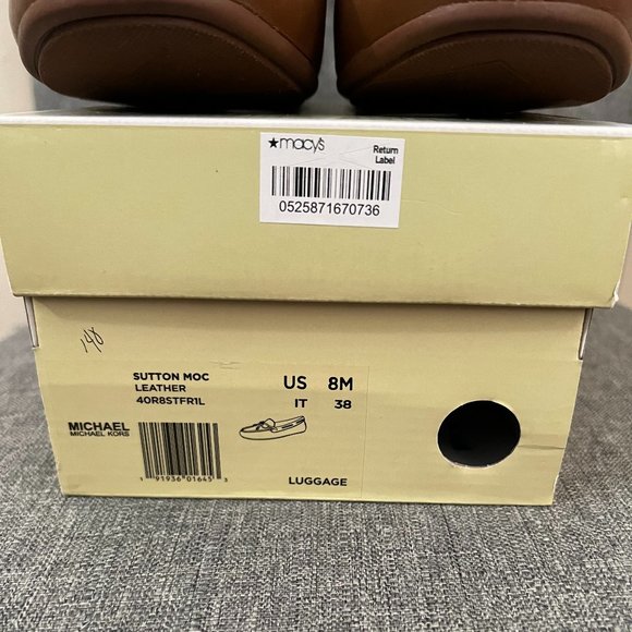 Michael Kors tan leather moccasins - Picture 10 of 10